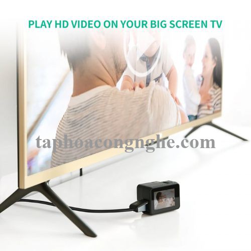 Ugreen 10143 3M màu Đen Cáp chuyển đổi Micro HDMI sang HDMI thuần đồng cao cấp HD109 30010143